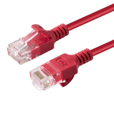 Afbeelding van Microconnect V UTP6A015R SLIM, 1,5 m, Cat6a, U/UTP (UTP), RJ 45, Rouge