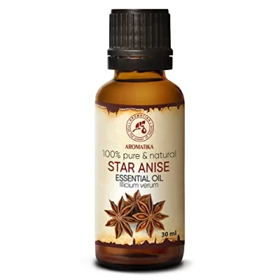 Afbeelding van Anijs Etherische Olie 30ml 100% Puur &amp; Natuurlijk Aromatherapie Geurolie Geurverspreider Ontspanning Toevoegen aan Bad Cosmetica Massage Wellness Aroma Lamp Of Elektrische Diffuser
