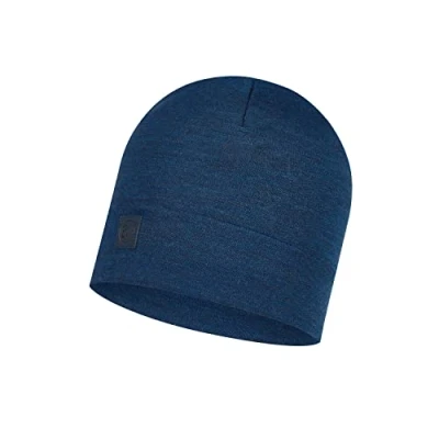 Afbeelding van Muts Buff Heavyweight Loose Merino Wool Solid Denim
