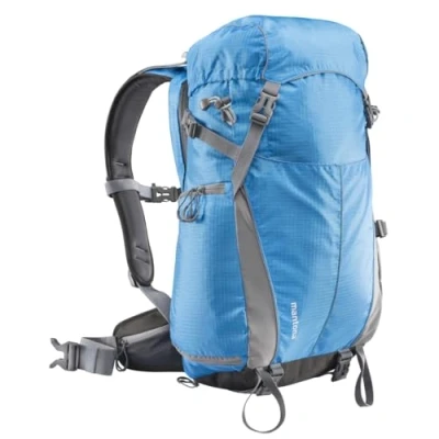 Afbeelding van Mantona Elements Outdoor rugzak (met uitneembare cameratas voor DSLR camera incl. regenhoes/laptopvak/statiefhouder), blauw