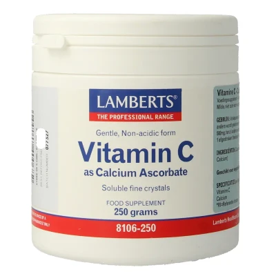Afbeelding van Lamberts Vitamine C Calcium Ascorbaat, 250 gram