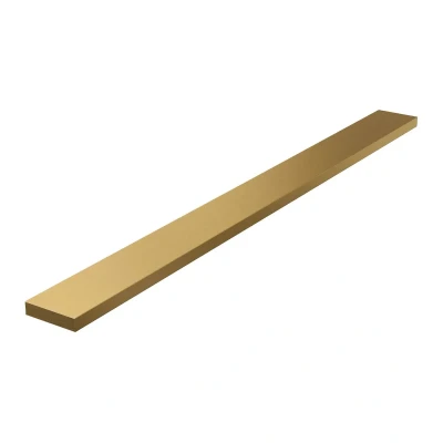 Afbeelding van Brauer Douchegootrooster multifuncioneel 70x6cm RVS geborsteld goud
