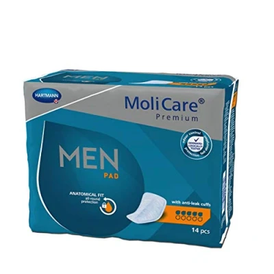 Afbeelding van Molicare Premium Men Pad 5 Druppels 852 ml Absorptie 14 stuks