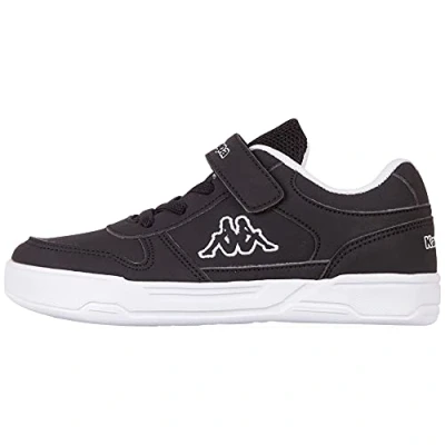 Afbeelding van Kappa Dalton Ice Kids Sneakers voor kinderen, uniseks, 1110, zwart wit., 29 EU