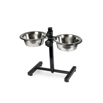 Afbeelding van H stand with 2 bowls x 810ml 16cm