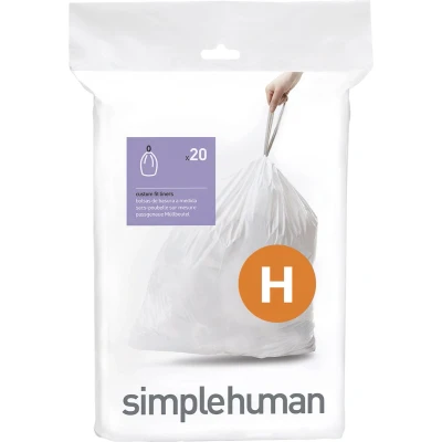 Afbeelding van simplehuman Code H 30L Afvalzakken (20 delig)