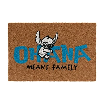Afbeelding van Disney Stitch Ohana Deurmat Antislip Kokosmat (40 x 60 cm)