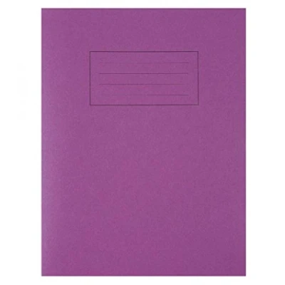 Afbeelding van Silvine Oefenboek 229 x 178mm gelijnd met marge paars (10 stuks)
