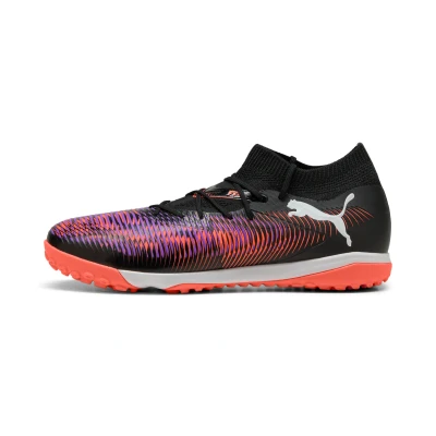 Afbeelding van FUTURE 8 MATCH TT voetbalschoenen, Zwart/Rood/Wit, Maat 36 PUMA