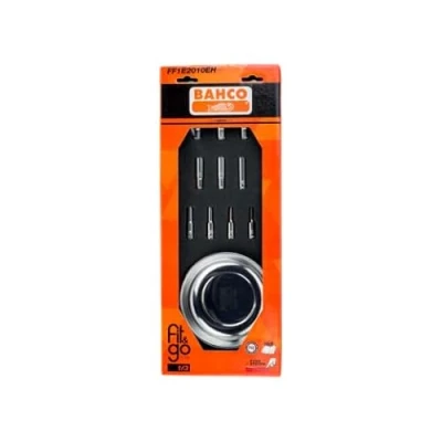 Afbeelding van Bahco Foaminlay Fit&amp;Go 1/3 met lange doppen en toebehoren 1/4&quot; 11 delig retailverpakking FF1E2010EH