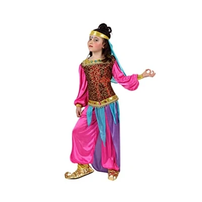 Afbeelding van Atosa 10661 ombouw Arabische danserine, grootte 7 9 jaar, meisjes, meerkleurig,