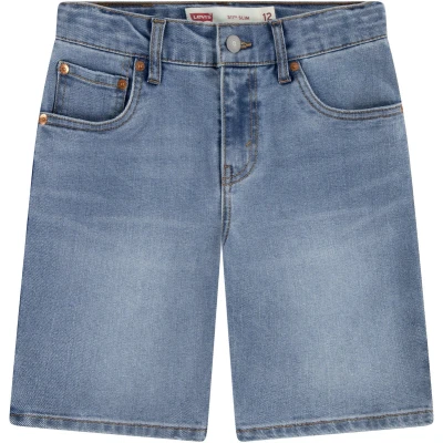 Afbeelding van Levi&#039;s Jongens 511 slim fit korte broek van denim in de kleur Indigo, maat: 140 = 10 label