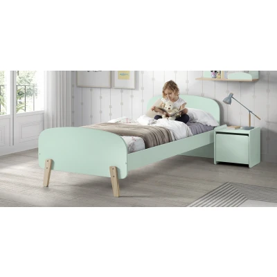 Afbeelding van LUCEVI Kiddy bed + Nachtkastje Mint Green 90x200 cm