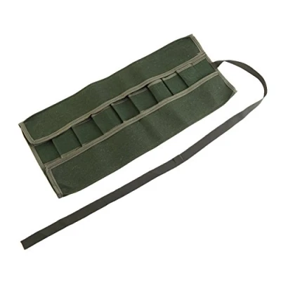 Afbeelding van Moersleutel Roll Up Pouch, Draagbare Handvat Canvas Tuin Tool Bag Multifunctionele Opslag Pakket Set Case Rolling