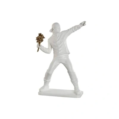 Afbeelding van Decoratieve figuren Home ESPRIT Wit Gouden 41 x 24 66 cm