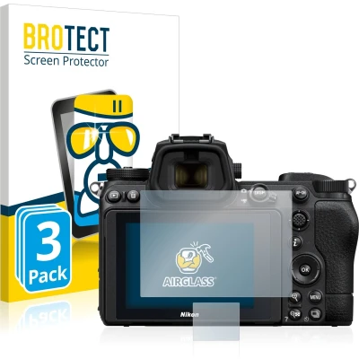 Afbeelding van BROTECT Screenprotector voor Nikon Z 7 II Folie Beschermfolie Beschermglas transparant (3 Stuks)