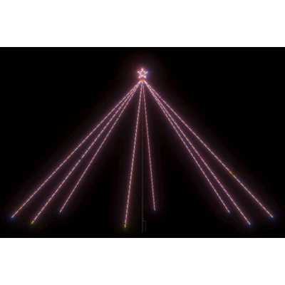 Afbeelding van Kerstboomverlichting 800 LED&#039;s binnen/buiten 5 m meerkleurig