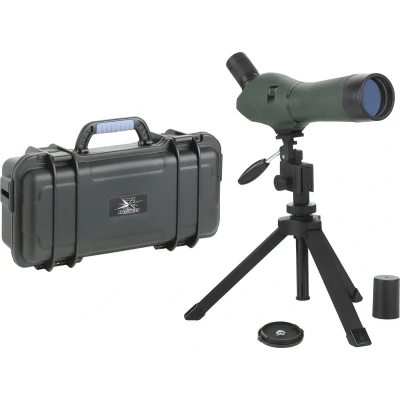 Afbeelding van MacGyver Spotting Scope 20 60x60 ZOOM Bak 4 Waterdichte kist en raamstatief Ook voor brildragers