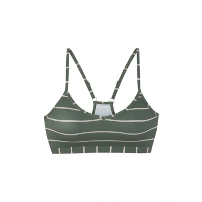 Afbeelding van Bench Bikinitop, Dames, Maat: 34xA/B, Oliv gestreift