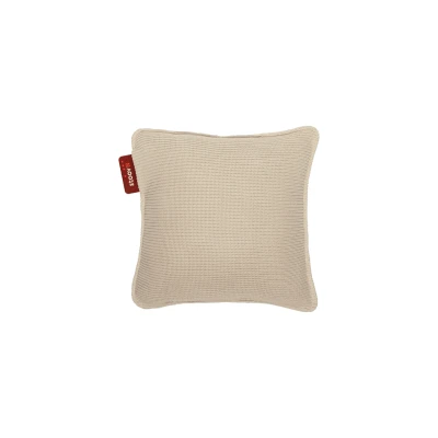 Afbeelding van Stoov Ploov S2 45x45 Knitted Flat Sand Beige Draadloos Warmtekussen