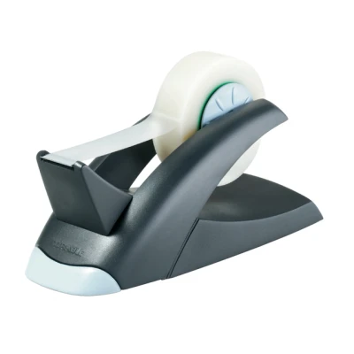Afbeelding van Tapehouder Vegas met taperol 19mmx33m zwart/grijs