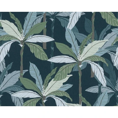 Afbeelding van AS Creation Geo Nordic 37530 6 375306 Groen / Blauw