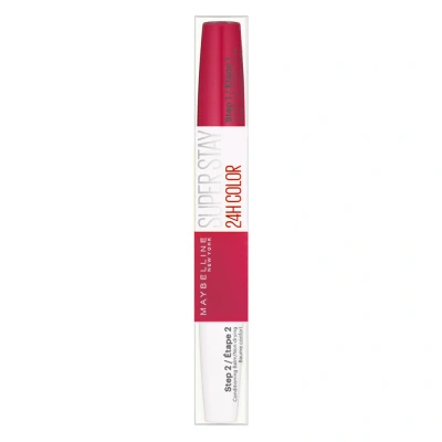 Afbeelding van 3x Maybelline SuperStay 24H Lippenstift 195 Raspberry