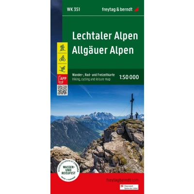 Afbeelding van Lechtaler 1:50.000: Mit APP, wasserfest und reißfest: WK 351