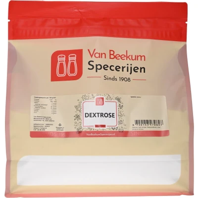 Afbeelding van Van Beekum Specerijen Dextrose 2 kilo (hersluitbare stazak)