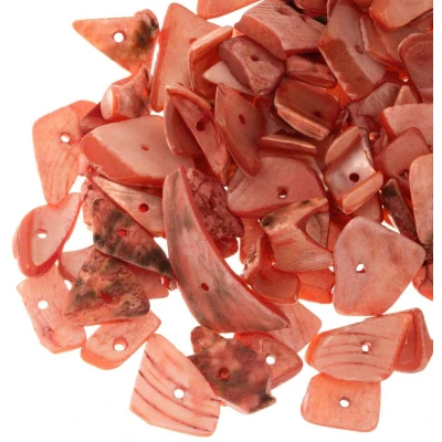 Afbeelding van Schelp Chips (7 12 x 9 27 1.5 4 mm) Chili (50 Gram)