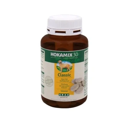 Afbeelding van GRAU het origineel HOKAMIX30 Classic tabletten, allround kruidenmengsel voor honden in tabletvorm, 1 pakje (1 x 80 stuks), aanvullend voer