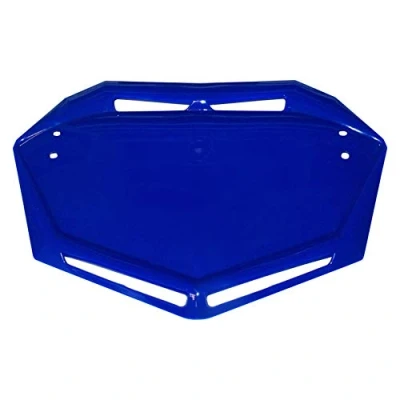 Afbeelding van cyclingcolors BMX nummerplaatje voor fiets, MTB, MX Trial AERO, design, wedstrijd, quad, blauw