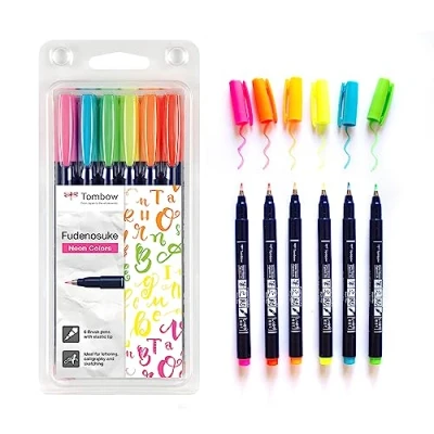 Afbeelding van Set Viltstiften Tombow Fudenosuke Multicolour