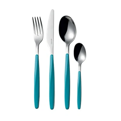 Afbeelding van Guzzini My Fusion Bestekset 24 delig mat blauw