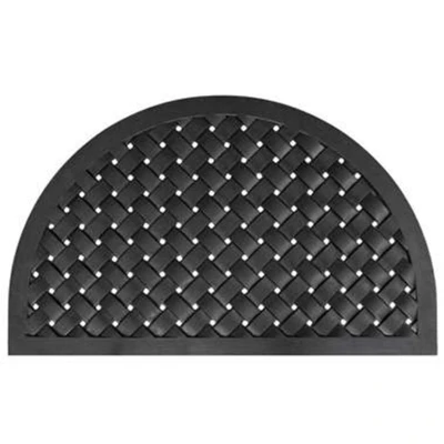 Afbeelding van Rubber deurmat Weave halfrond 56 x 91 cm