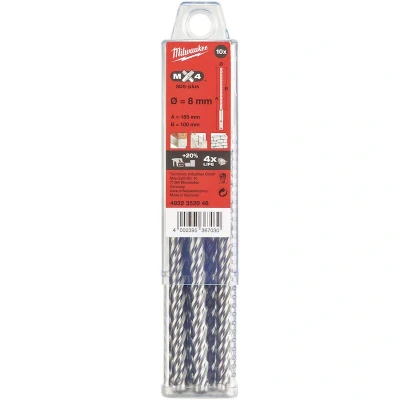 Afbeelding van Sds Plus Hamerboor Mx4 8 X 160 Mm (10 Stuks)