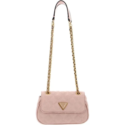 Afbeelding van GUESS Schoudertas Giully Mini Convertible Crossbody Flap Apricot Cream Abrikoos