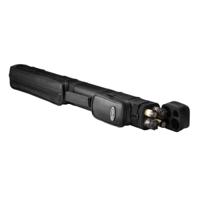 Afbeelding van Casemaster by GLD Products Q Vault Classic biljart/poolkeu harde koffer, geschikt voor 2 complete delige keuen (2 butt/2 schacht), zwart