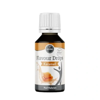 Afbeelding van Borchers Flavour Drops Karamel 0 calorieën, zoetstof, voor koken en bakken, drankjes, Smaakdruppels 30 ml