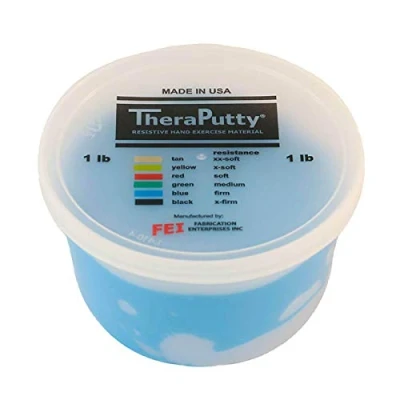 Afbeelding van Antimicrobiële CanDo TheraPutty klei 450 g blauw (zwaar)