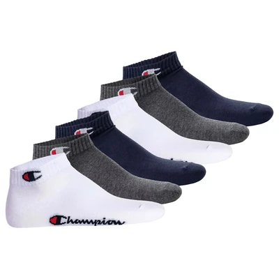 Afbeelding van Champion Quarter Socks 6 PACK Unisex Sportsokken, Maat: 35 38, Dark blue