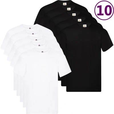 Afbeelding van Fruit of the Loom T shirts Original 10 st 4XL katoen