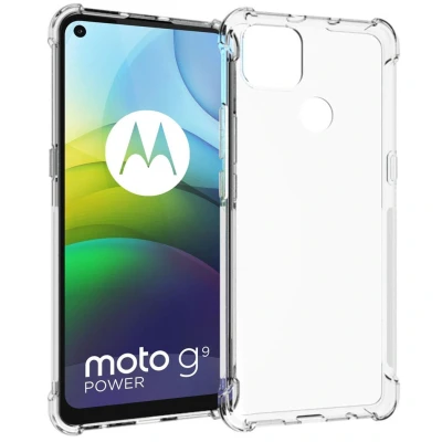 Afbeelding van Motorola Moto G9 Power Hoesje Siliconen en TPU (zacht) iMoshion Softcase/Backcover Transparant Telefoonhoesje