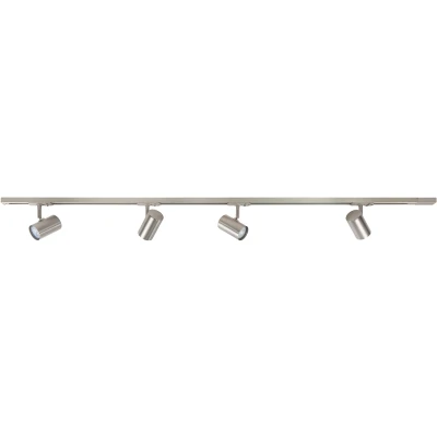 Afbeelding van Highlight Railsysteem Trackline 150 cm + 4 cilinder spots mat chroom
