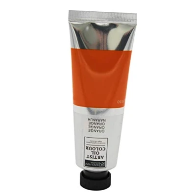 Afbeelding van Magi® Artist Olieverf, 50 ml tube fijne kunstenaarskwaliteit, 30 hoogwaardige kleuren om te schilderen 08, oranje