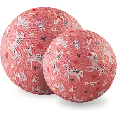 Afbeelding van Crocodile Creek speelbal 18cm Unicorn Garden