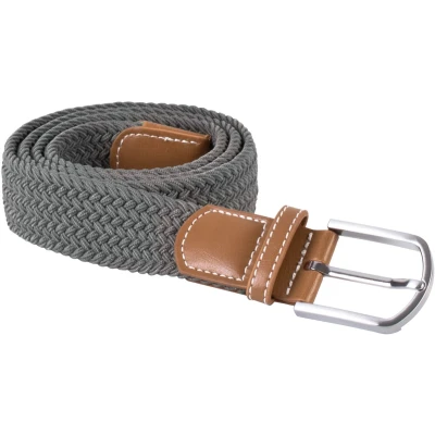 Afbeelding van K up Elastische gevlochten riem KP805 Dark Grey