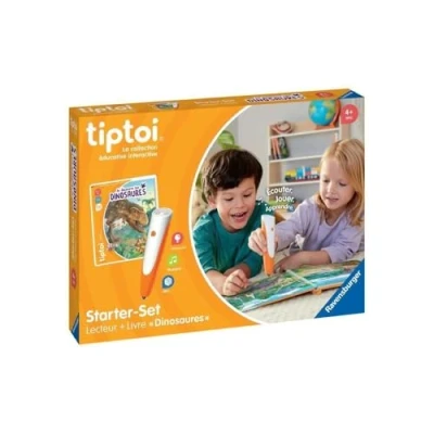 Afbeelding van Ravensburger tiptoi Starter Set Lezer + boek &#039;Ik ontdek dinosaurussen&#039; Elektronisch educatief spel zonder scherm Vanaf 4 jaar Franse versie 00175