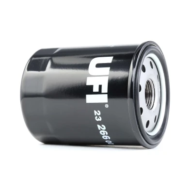 Afbeelding van UFI 23.266.00 Oliefilter 3/4 16 UNF Met een terugloopbeveiligingskleppen Opschroeffilter NISSAN: MICRA 2, Note I, 3