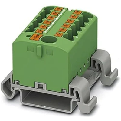 Afbeelding van Phoenix Contact PTFIX 6/12X2,5 NS35A GN 3273228 Verdeelblok 0.14 mm² 2.50 Groen 8 stuk(s)